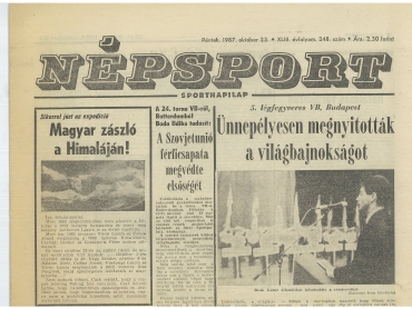 Népsport 1987.október 23.
